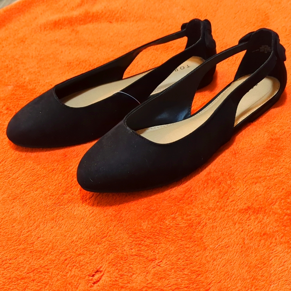 Torrid D'Orsay Faux Suede Flats - NWT